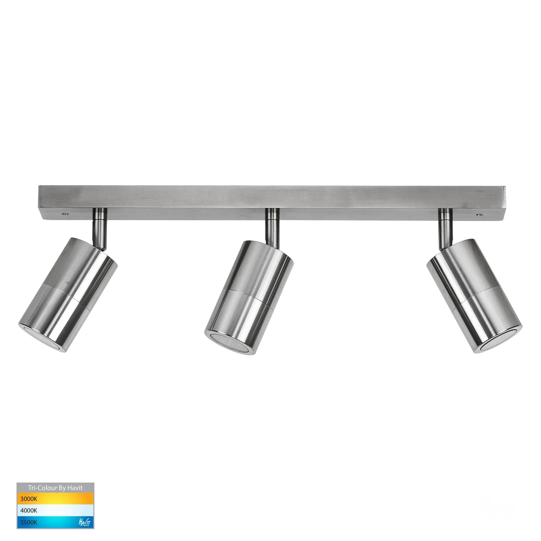 Havit TIVAH - 2/3/4 Light Bar GU10 LED Tri-Colour Adjustable Rail Ceiling Spot Light IP54-Havit Lighting-Ozlighting.com.au