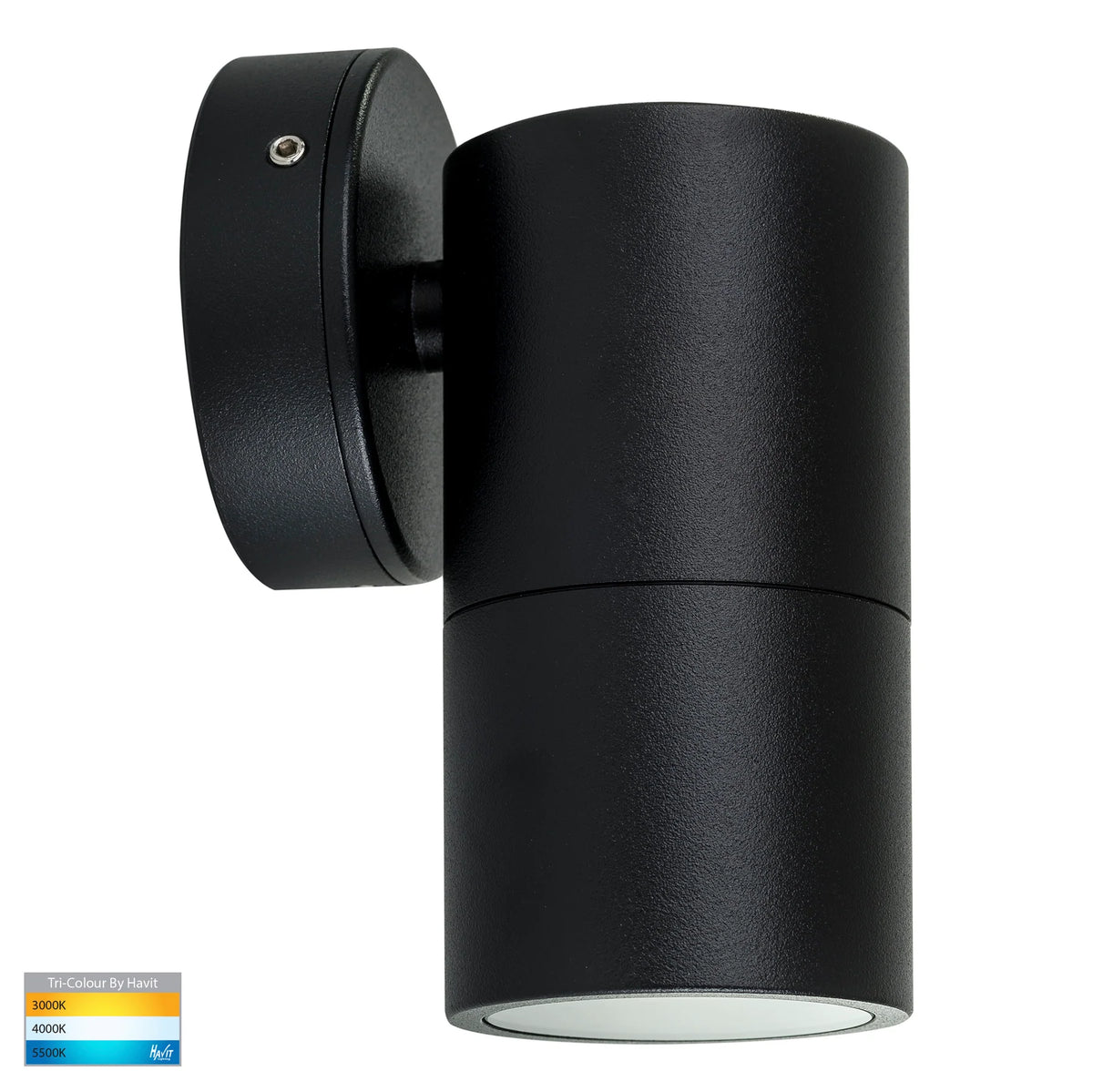Havit TIVAH LED Power Selectable Exterior Fixed Down Only Wall Light - 3W/5W/7W, Tri-Colour, IP65-Havit Lighting-Ozlighting.com.au