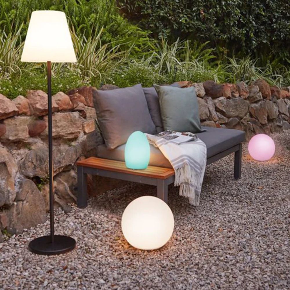 Lexi 150 - LED Solar Outdoor Floor Lamp w Remote Control - IP44-Lexi Lighting-Ozlighting.com.au