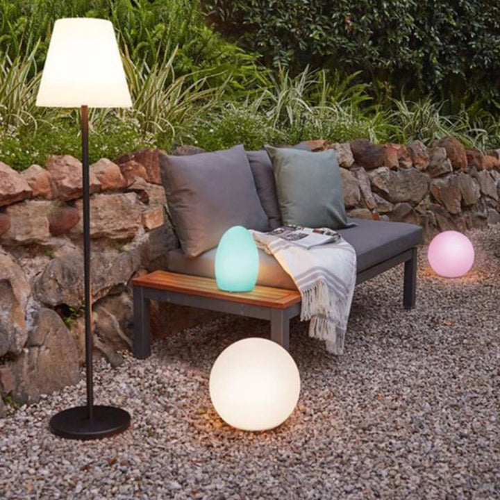 Lexi 150 - LED Solar Outdoor Floor Lamp w Remote Control - IP44-Lexi Lighting-Ozlighting.com.au