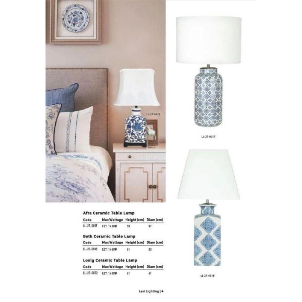 Lexi AFRA - Ceramic Table Lamp-Lexi Lighting-Ozlighting.com.au