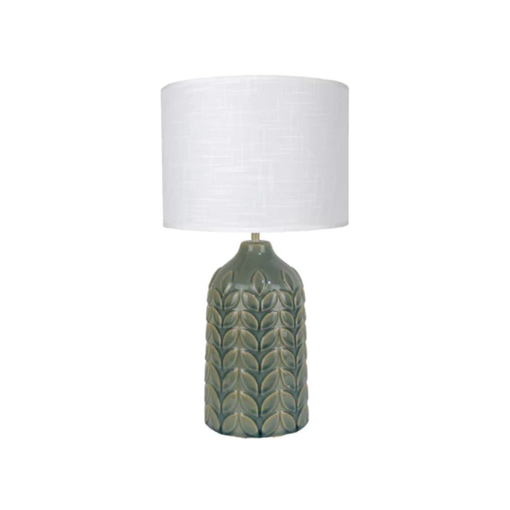 Lexi BLOOM Table Lamp - Textured, Green-Lexi Lighting-Ozlighting.com.au