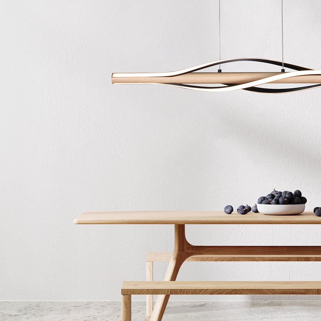 Lexi BONNIE Linear LED Pendant - 30W, Tri-Colour-Lexi Lighting-Ozlighting.com.au