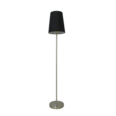 Lexi CHRISSIE - Metal Floor Lamp Satin Chrome-Lexi Lighting-Ozlighting.com.au