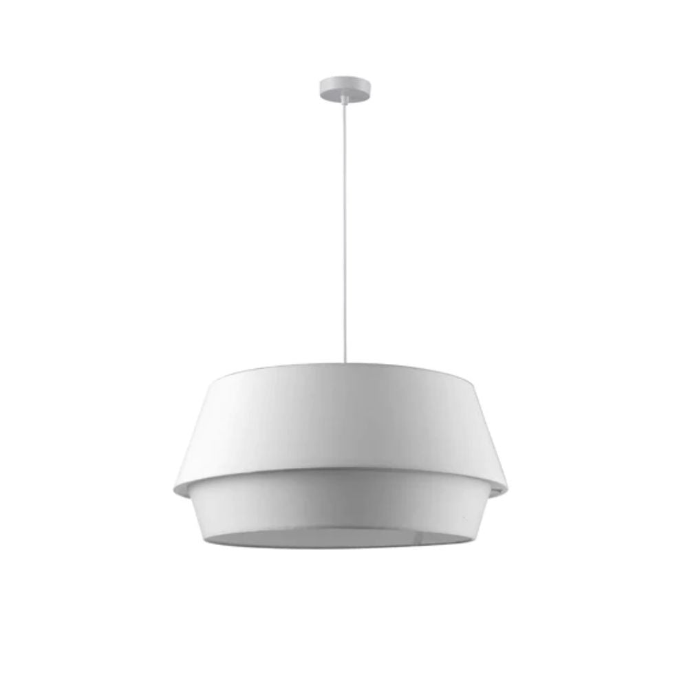 Lexi ELISA Pendant - 1 Light Fabric Shade-Lexi Lighting-Ozlighting.com.au