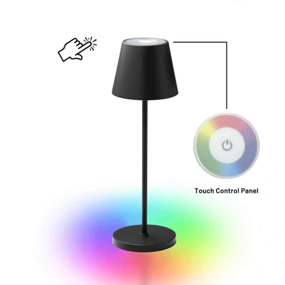 Lexi ENOKI LED Table Lamp - Rechargeable, RGB, IP44-Lexi Lighting-Ozlighting.com.au