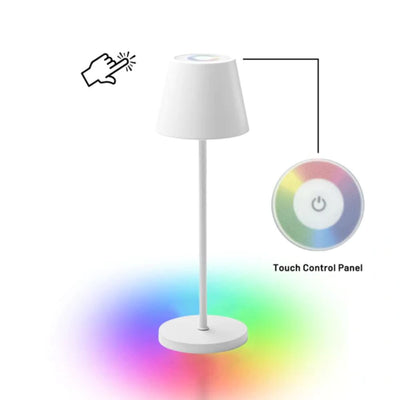 Lexi ENOKI - Portable Dimmable Chargeable RGB Touch Table Lamp 3000K IP44-Lexi Lighting-Ozlighting.com.au