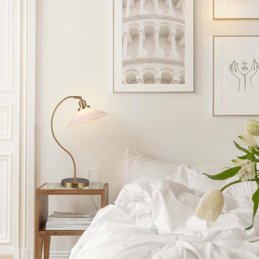 Lexi GEMMA - 25W Glass Table Lamp-Lexi Lighting-Ozlighting.com.au