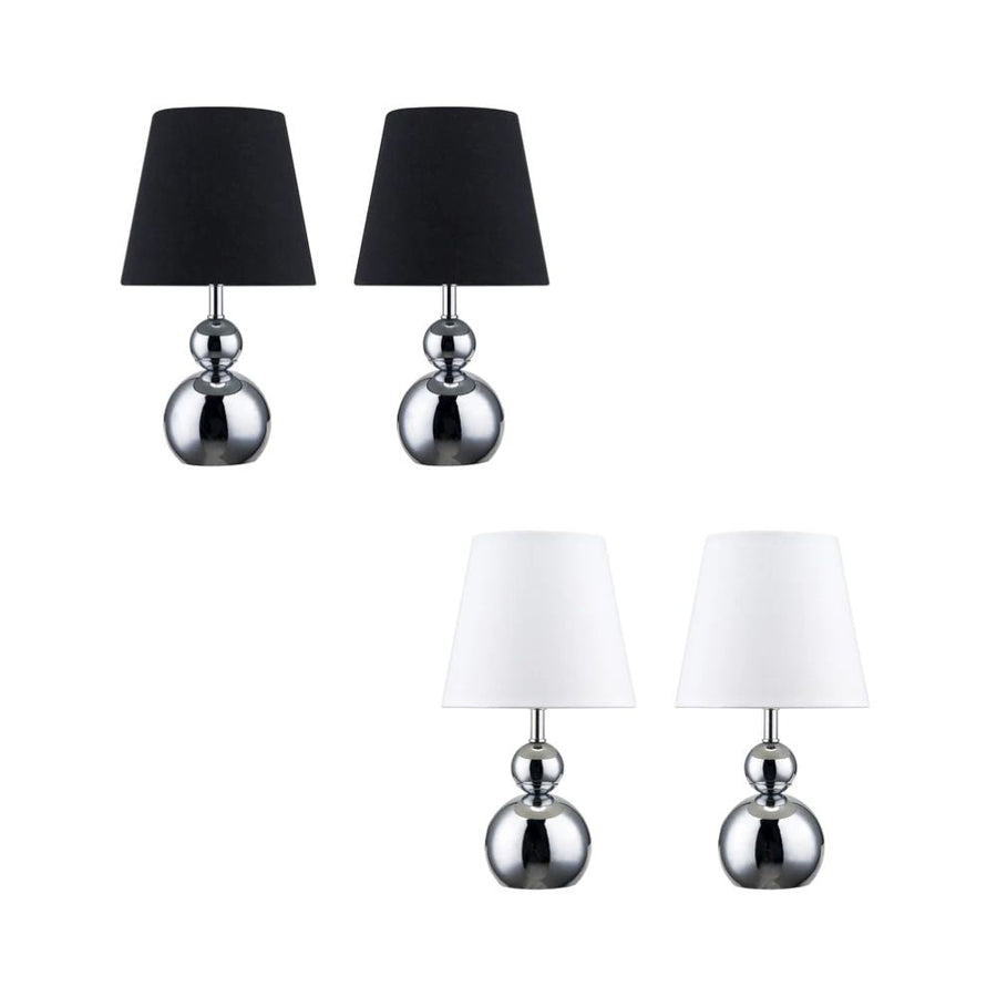 Lexi HULU - Set of 2 Metal Touch Table Lamps-Lexi Lighting-Ozlighting.com.au