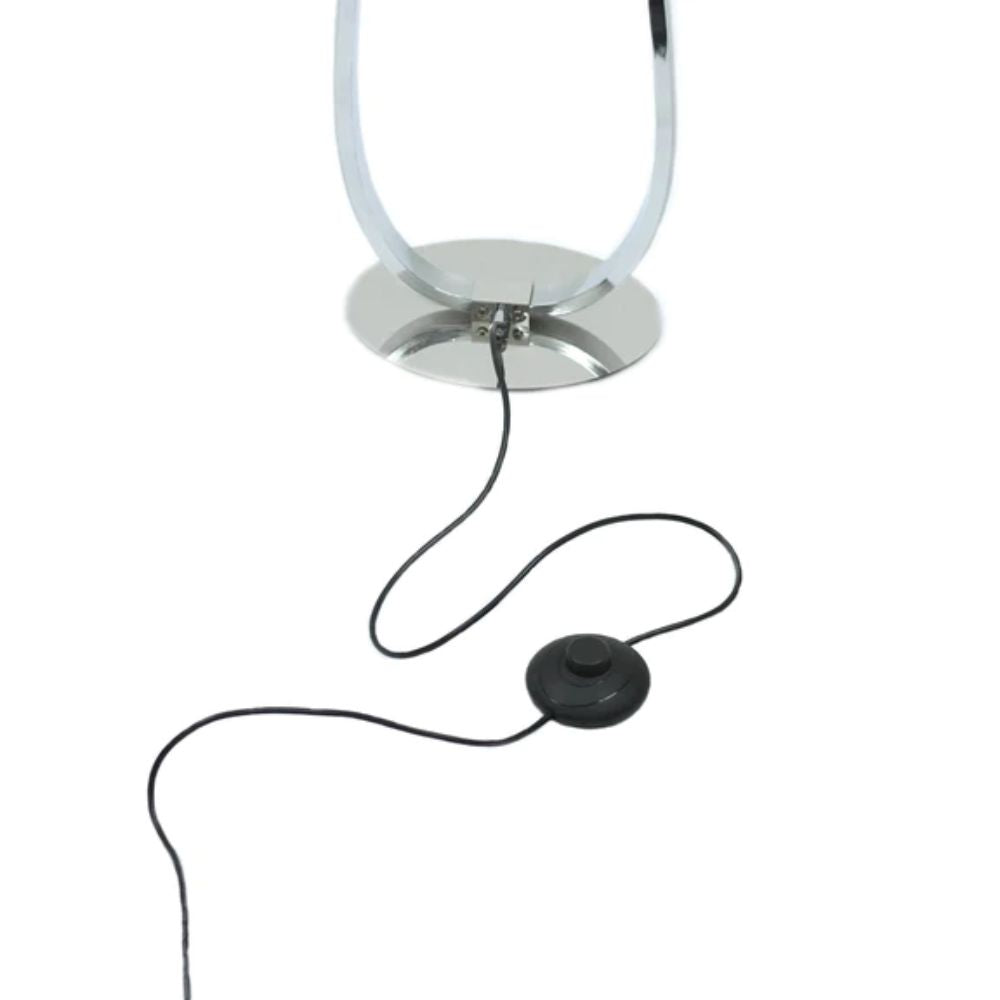 Lexi INFINITE - LED Chrome-Coloured Metal Floor Lamp 2900K-Lexi Lighting-Ozlighting.com.au