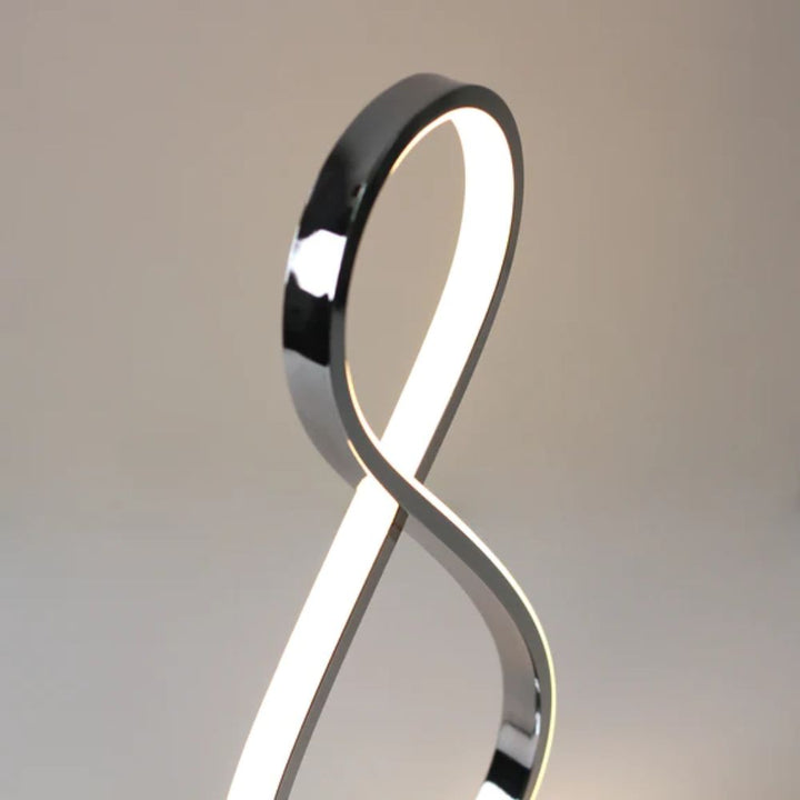 Lexi INFINITE - LED Chrome-Coloured Metal Table Lamp 2900K-Lexi Lighting-Ozlighting.com.au