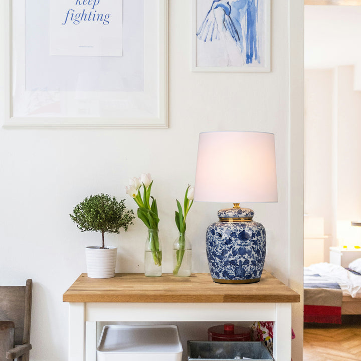 Lexi KEZIAH - 60W Ceramic Table Lamp-Lexi Lighting-Ozlighting.com.au