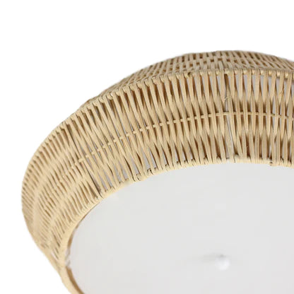 Lexi KIRI Ceiling Light - Rattan-Lexi Lighting-Ozlighting.com.au