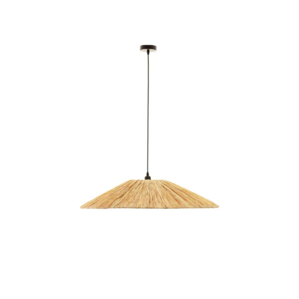 Lexi LUCIA - Raffia & Metal LED Pendant-Lexi Lighting-Ozlighting.com.au