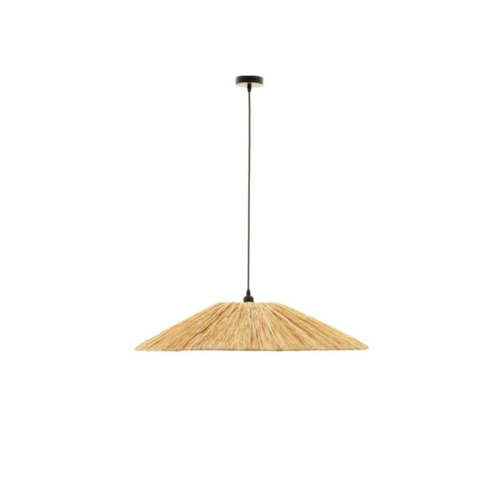 Lexi LUCIA - Raffia & Metal LED Pendant-Lexi Lighting-Ozlighting.com.au