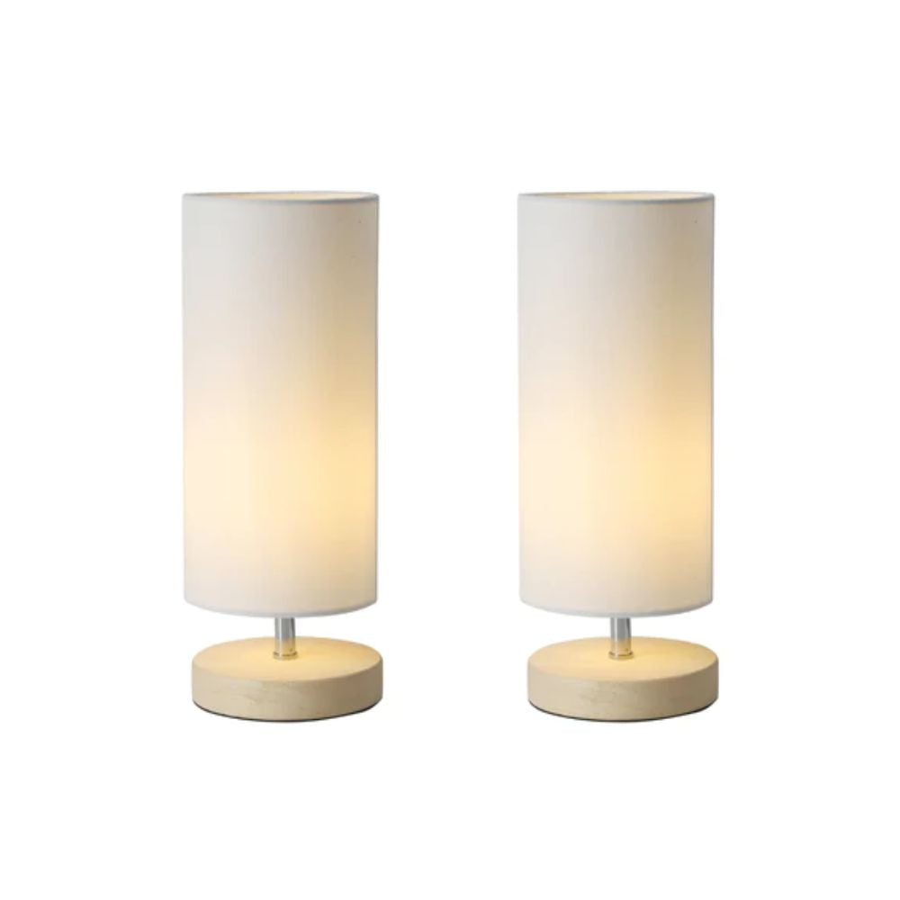 Lexi MANO - Set of 2 Cylinder/Square Table Lamp-Lexi Lighting-Ozlighting.com.au