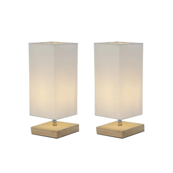 Lexi MANO - Set of 2 Cylinder/Square Table Lamp-Lexi Lighting-Ozlighting.com.au
