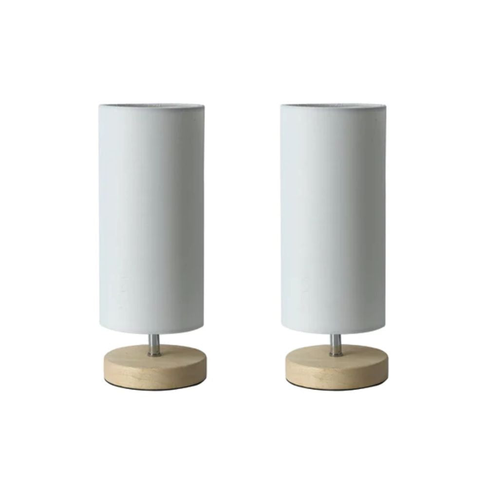 Lexi MANO - Set of 2 Cylinder/Square Table Lamp-Lexi Lighting-Ozlighting.com.au