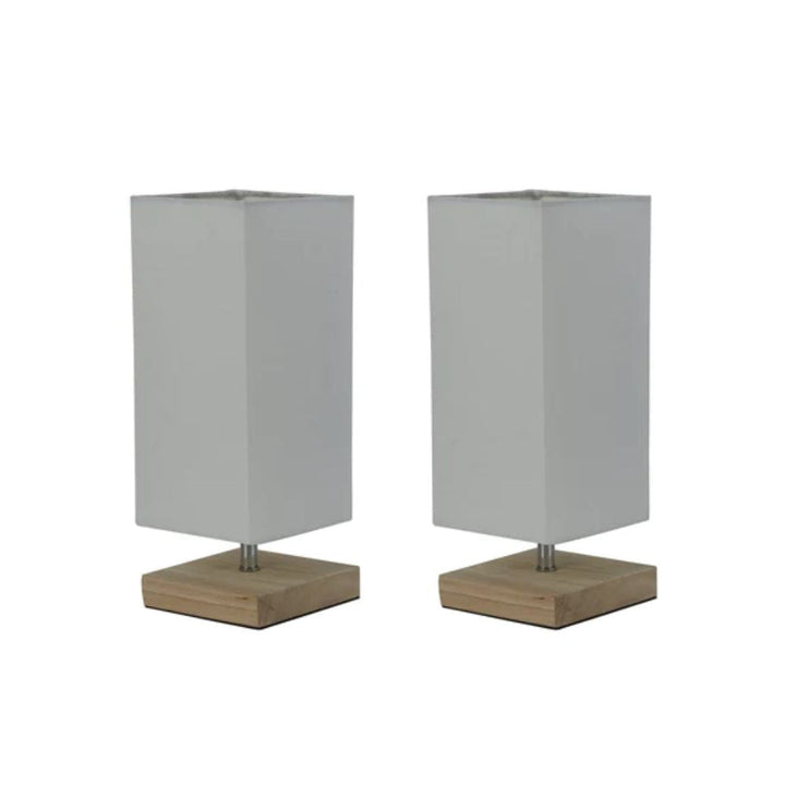 Lexi MANO - Set of 2 Cylinder/Square Table Lamp-Lexi Lighting-Ozlighting.com.au