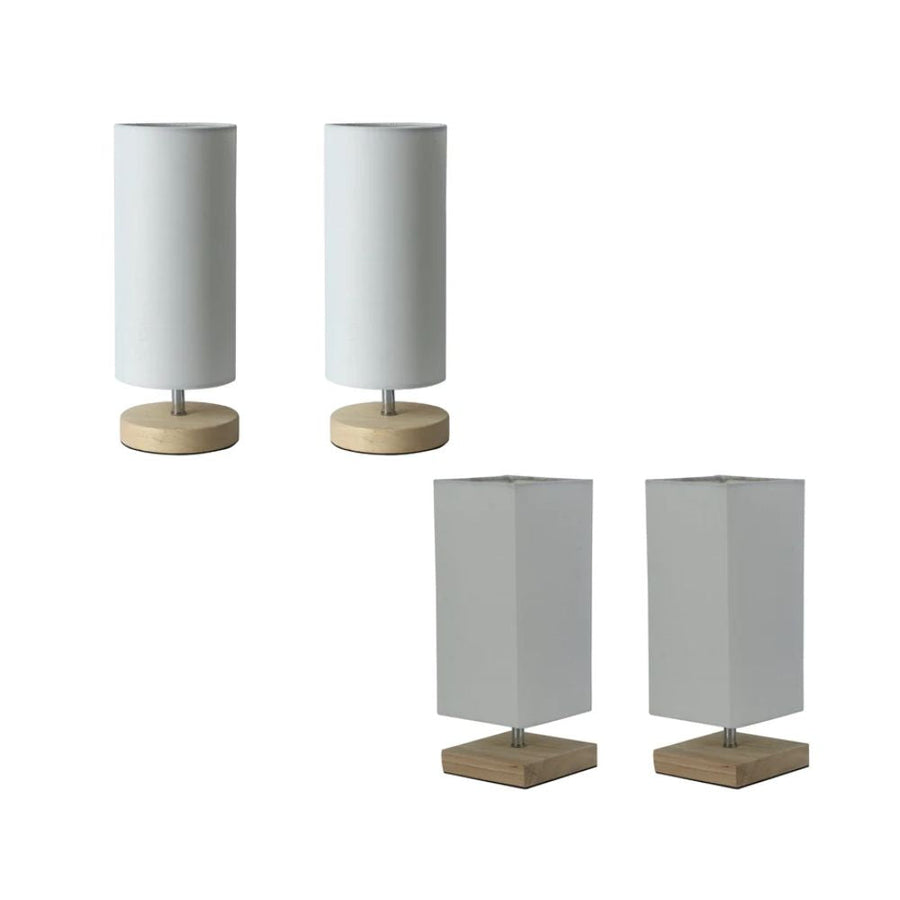 Lexi MANO - Set of 2 Cylinder/Square Table Lamp-Lexi Lighting-Ozlighting.com.au