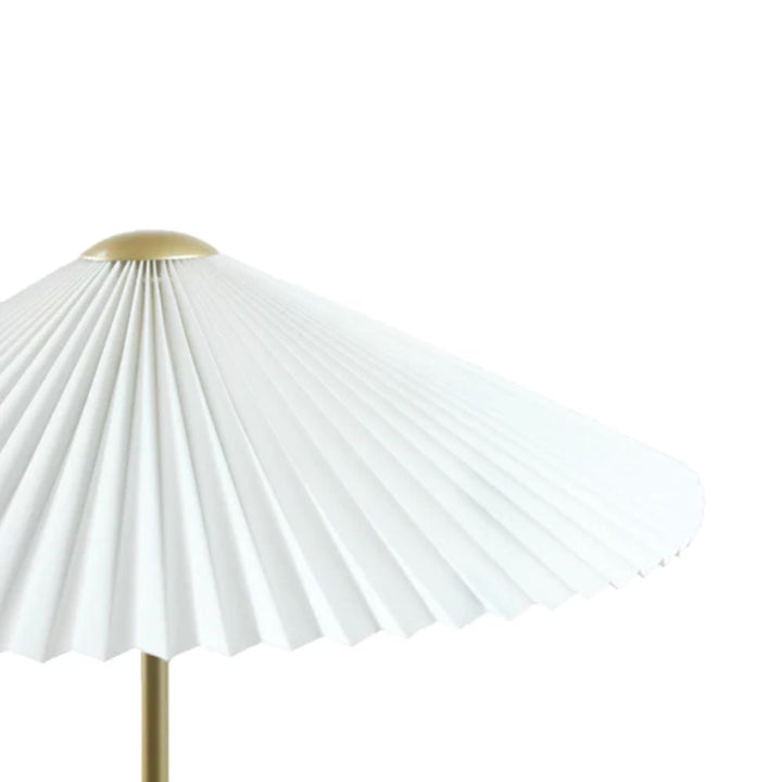 Lexi PECK - Metal Floor Lamp with Pleated Shade-Lexi Lighting-Ozlighting.com.au