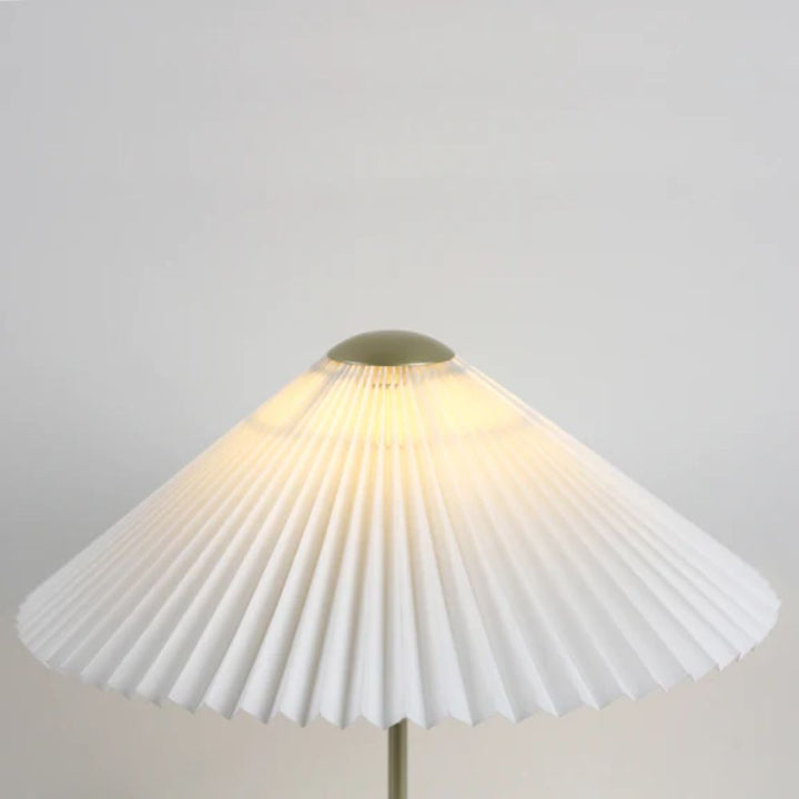 Lexi PECK - Metal Table Lamp with Pleated Shade-Lexi Lighting-Ozlighting.com.au