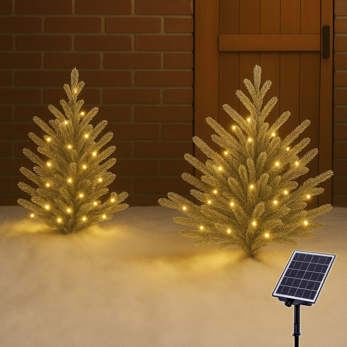 Lexi Solar 420 LED Fairy Light Chain Dark Green Cable-Lexi Lighting-Ozlighting.com.au