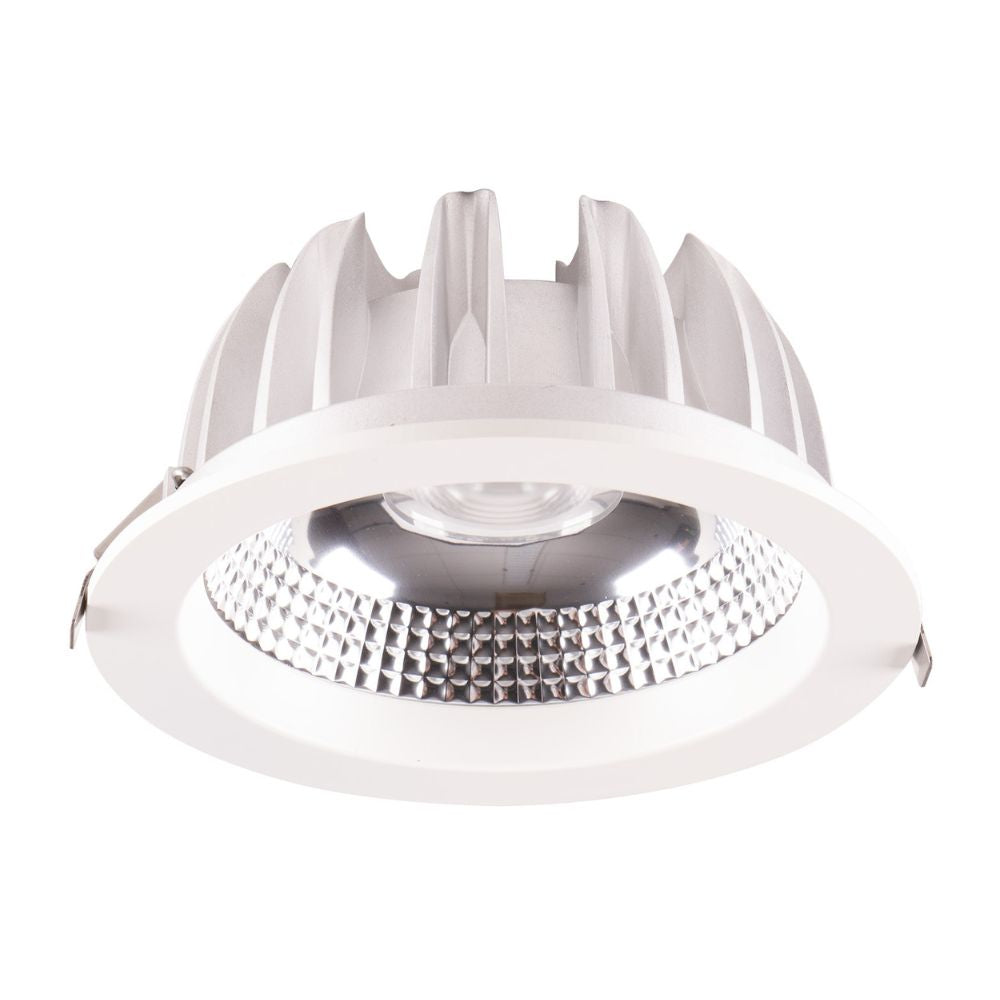 Lummax DL850 LED Downlight - 50W, IP20, Round, COB, Deep Face, Commercial, White-Lummax-Ozlighting.com.au