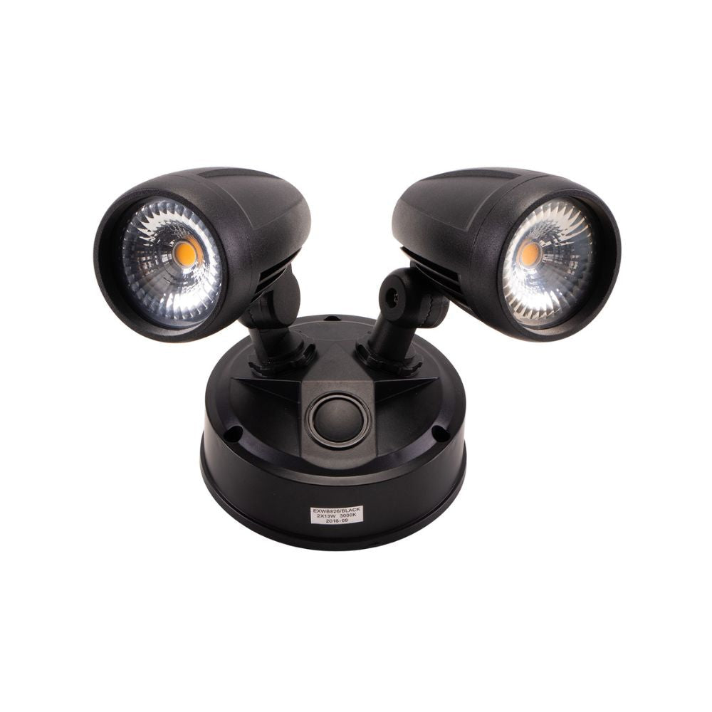 Lummax EXWB826 LED Spotlight - 26W, IP54, Twin Head-Lummax-Ozlighting.com.au