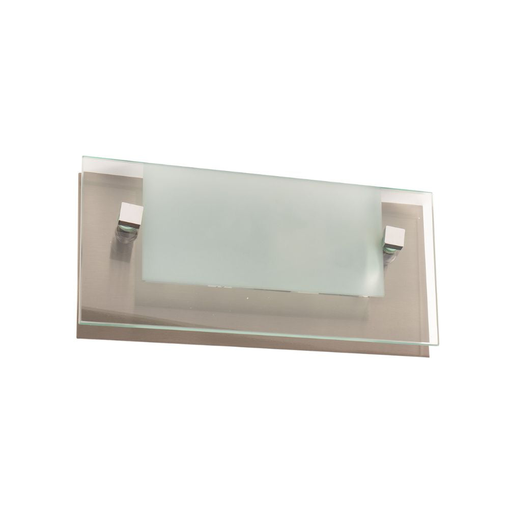 Lummax LM-019-WB Wall Light - 1 Light, Square, Satin Chrome-Lummax-Ozlighting.com.au