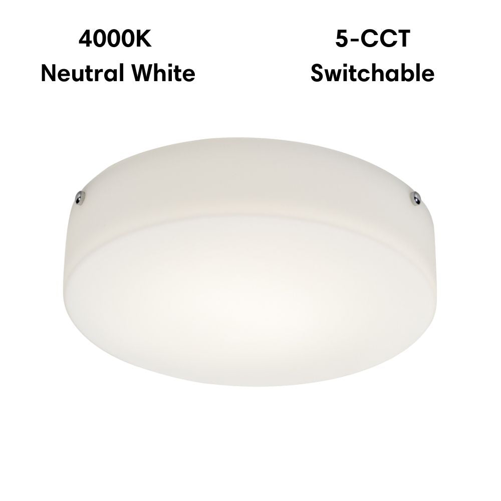 Lummax LM-108-40 LED Ceiling Light - 24W, 37cm, 5-CCT, Dimmable, IP20, Round, Opal Glass-Lummax-Ozlighting.com.au