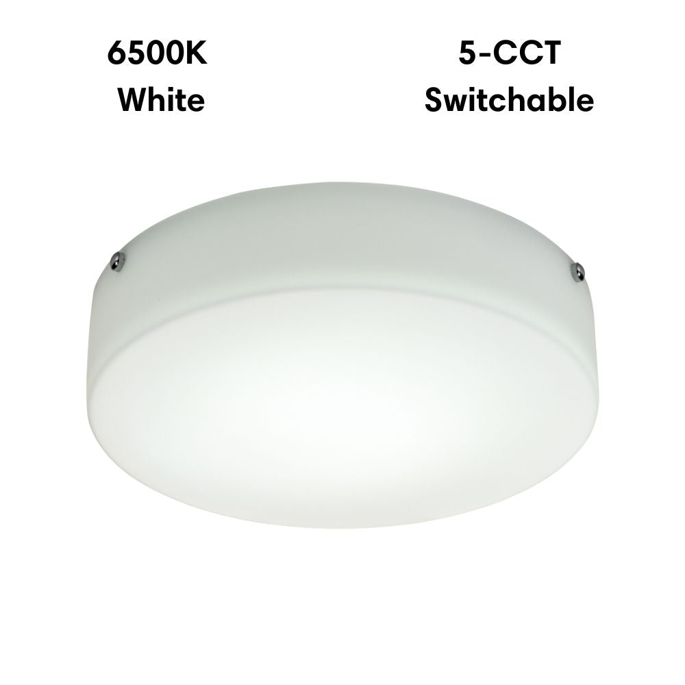 Lummax LM-108-40 LED Ceiling Light - 24W, 37cm, 5-CCT, Dimmable, IP20, Round, Opal Glass-Lummax-Ozlighting.com.au