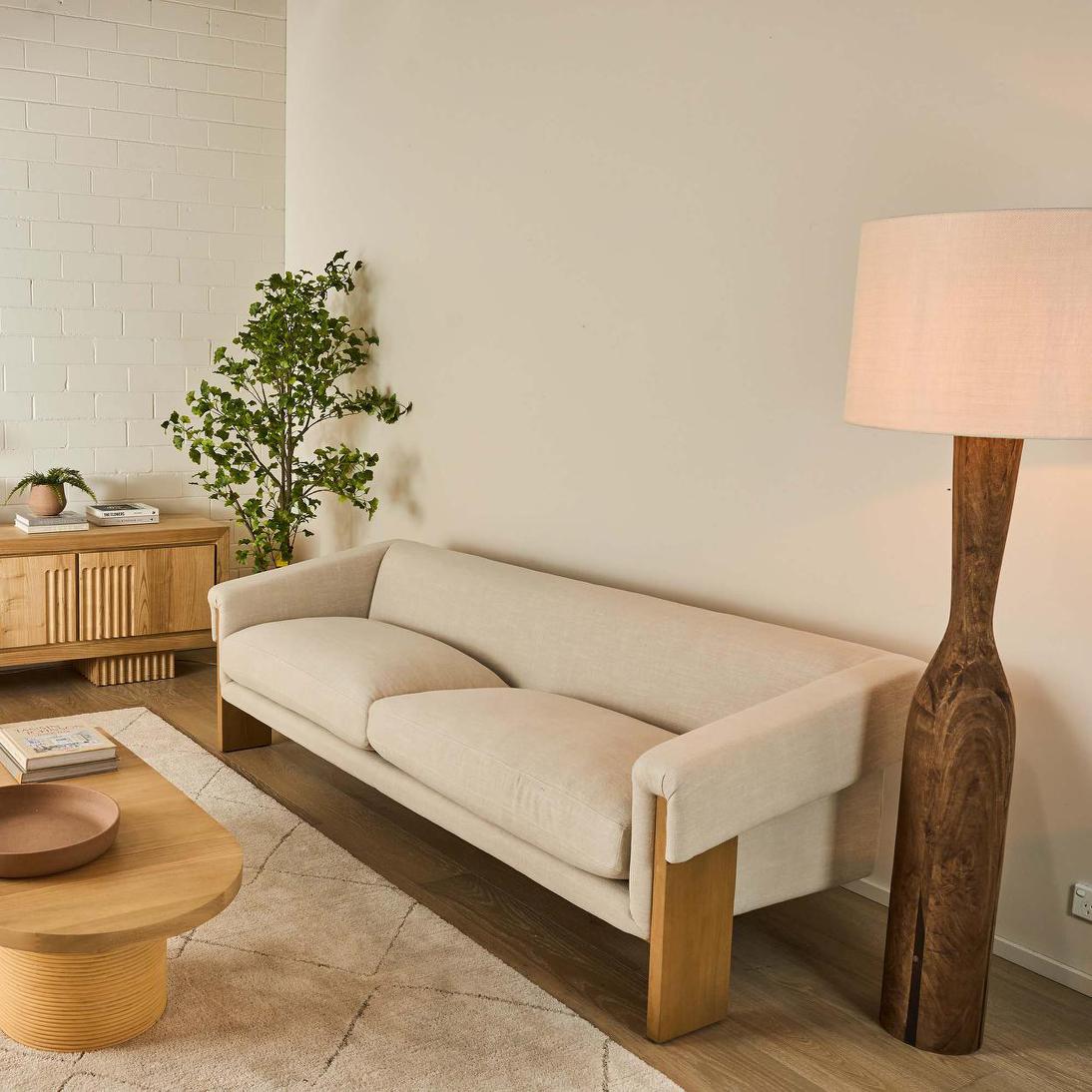 MRD Home CALLUM Timber Floor Lamp Base Only-MRD HOME-Ozlighting.com.au