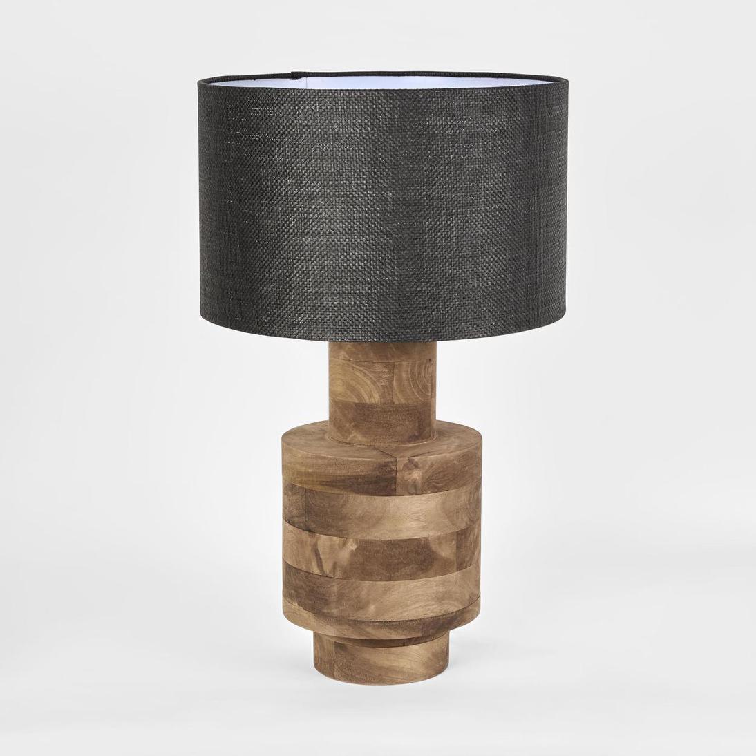 MRD Home CIRCA Timber Table Lamp Small Base Only-MRD HOME-Ozlighting.com.au