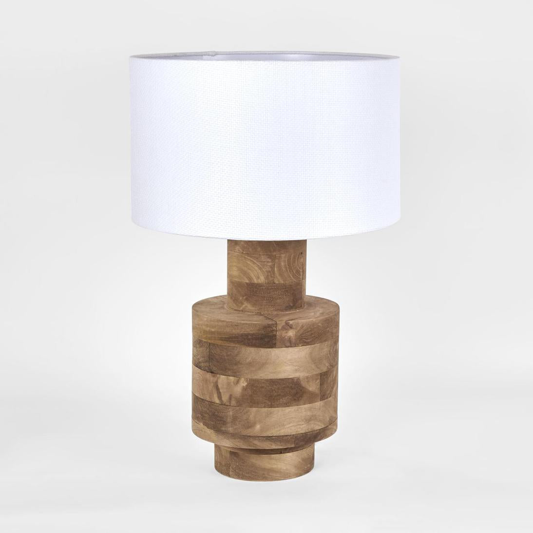 MRD Home CIRCA Timber Table Lamp Small Base Only-MRD HOME-Ozlighting.com.au