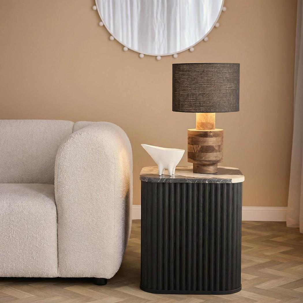 MRD Home CIRCA Timber Table Lamp Small Base Only-MRD HOME-Ozlighting.com.au