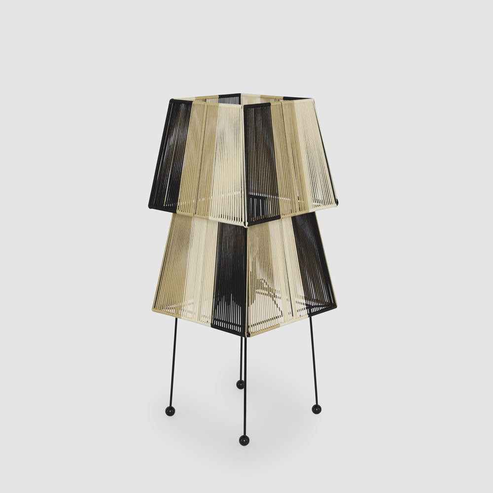 MRD Home WEVARA Layered Woven Table Lamp-MRD HOME-Ozlighting.com.au