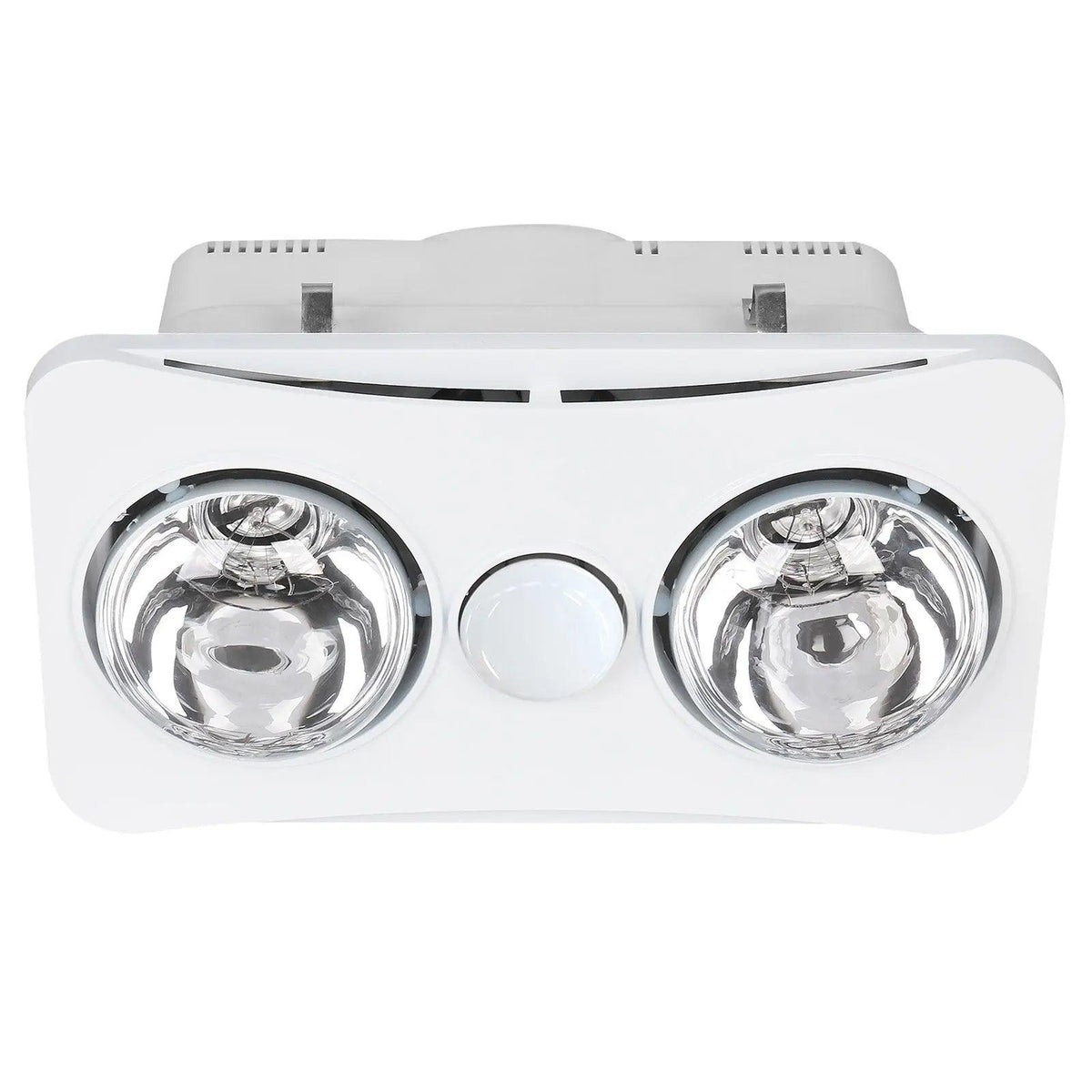 Mercator Ardene Duo 3-in-1 Bathroom Heater - Exhaust Fan and LED Light, White-Mercator-Ozlighting.com.au