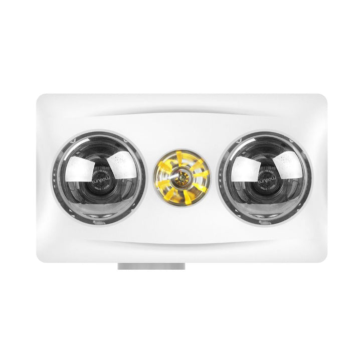 Modura BATHLUX2 - 3-in-1 Bathroom Heater-Light-Exhaust Fan-Modura-Ozlighting.com.au