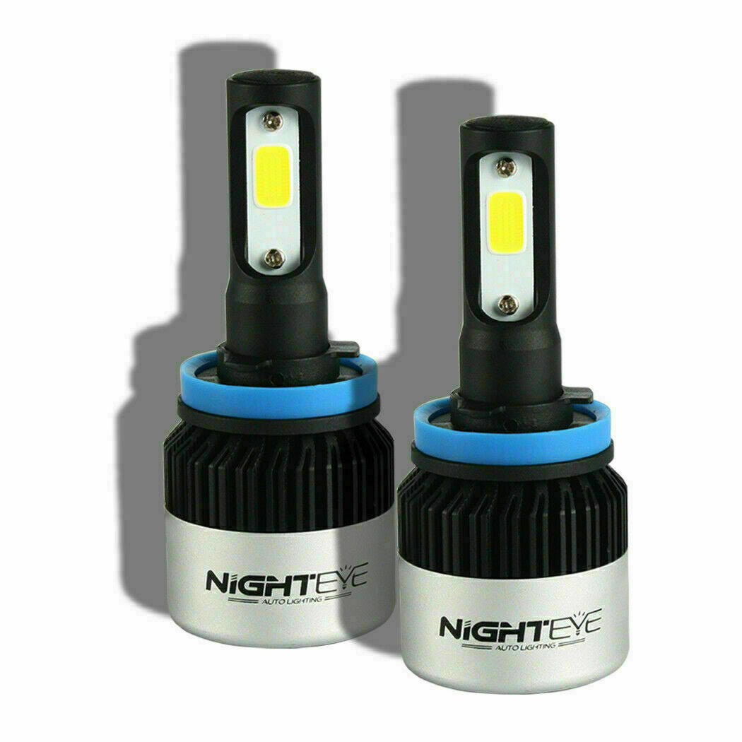 Nighteye H8 H9 H11 LED Hi/Lo Headlight Bulbs 36W 4500LM Set of 2-Ozlighting-Ozlighting.com.au