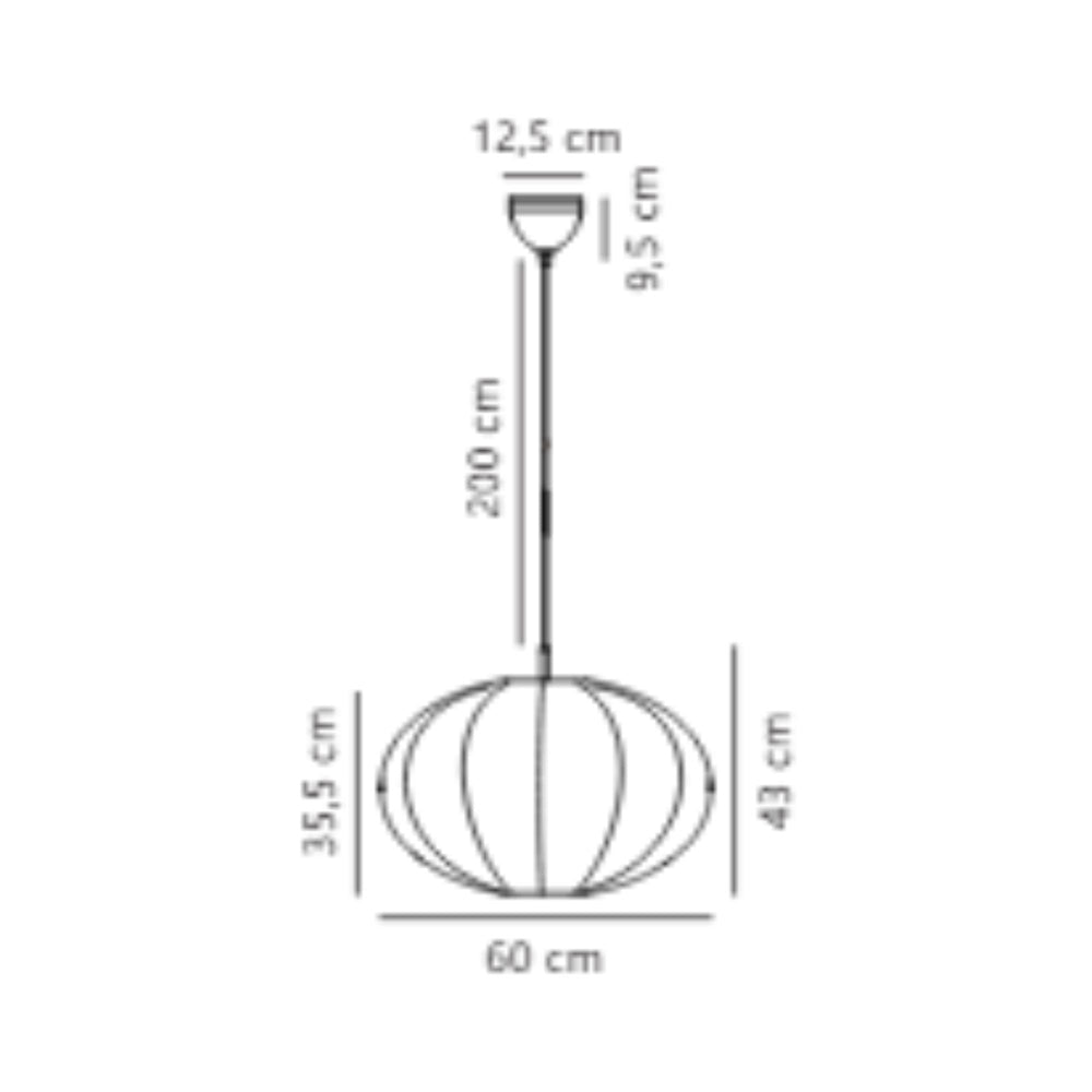 Nordlux AERON-40/60 - 1 Light Pendant-Nordlux-Ozlighting.com.au