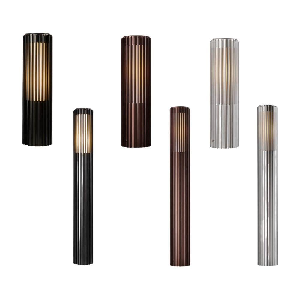 Nordlux Aludra 45/95 Garden Outdoor Bollard Light - Modern 450mm/950mm Post, IP54-Nordlux-Ozlighting.com.au