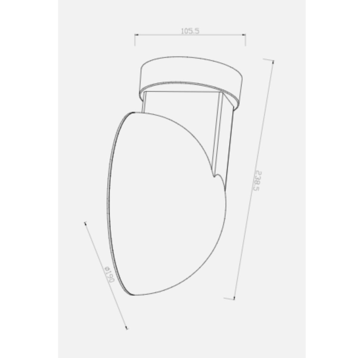 Nordlux CLARSO Wall Light - 10W-Nordlux-Ozlighting.com.au