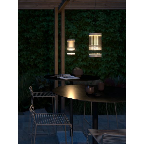 Nordlux COUPAR - 1 Light Modern Ribbed Lantern Pendant-Nordlux-Ozlighting.com.au