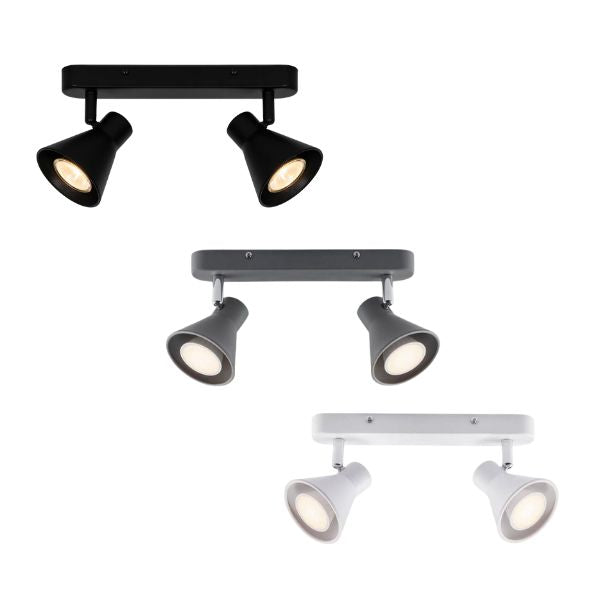 Nordlux EIK Bar Adjustable Spot Light - 2 Light-Nordlux-Ozlighting.com.au