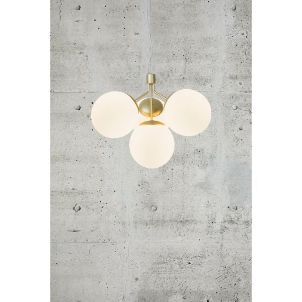 Nordlux IVONA - 4/6 Light Modern Mouth-Blown Glass and Steel Pendant-Nordlux-Ozlighting.com.au