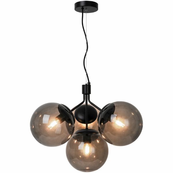 Nordlux IVONA - 4/6 Light Modern Mouth-Blown Glass and Steel Pendant-Nordlux-Ozlighting.com.au