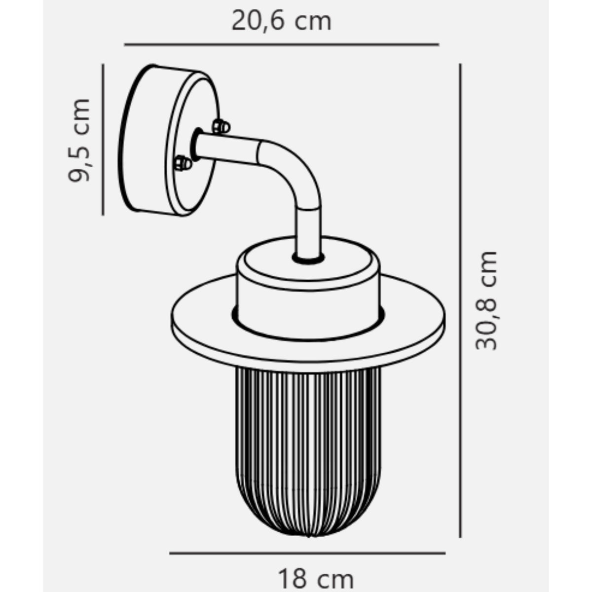 Nordlux JANUKA Wall Light - 25W-Nordlux-Ozlighting.com.au