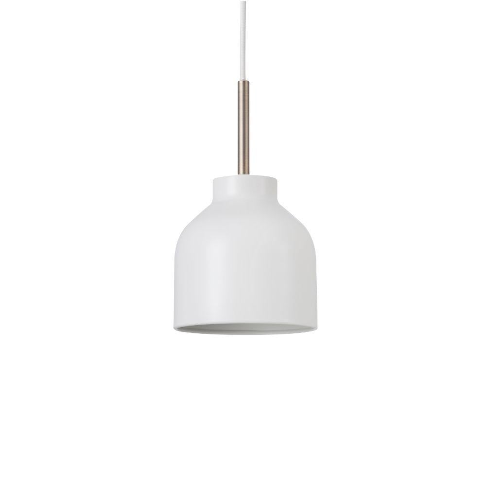 Nordlux JULIAN Pendant - 1 Light Metal, White, 130mm-Nordlux-Ozlighting.com.au