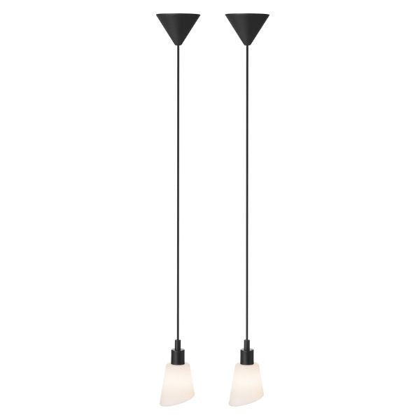 Nordlux MOLLI - 2 Set Minimalist Metal & Glass Pendant-Nordlux-Ozlighting.com.au